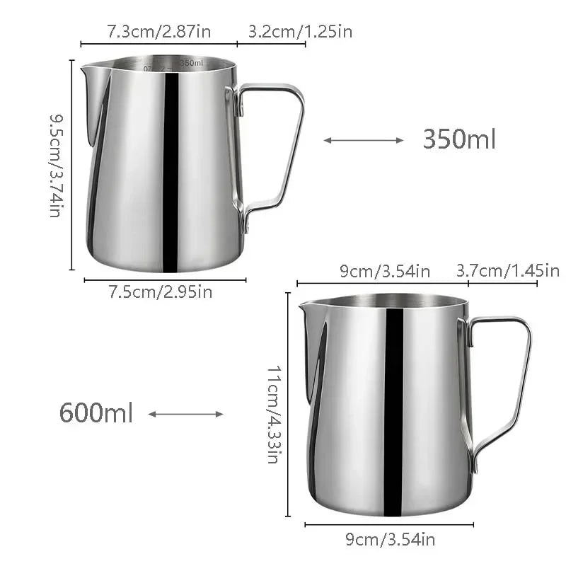 Premium Stainless Steel Milk Frothing Pitcher