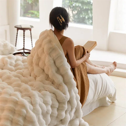 Cozy Bubble Bliss Blanket